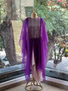 Purple Shaded Skirt Set