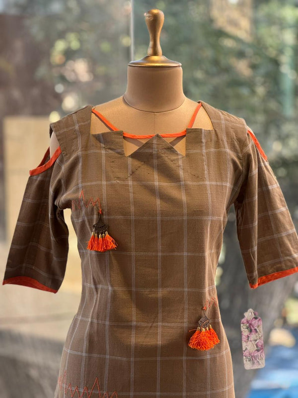 Green Tessels Hanging Tunic