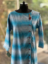 Blue Ikkat Tunic