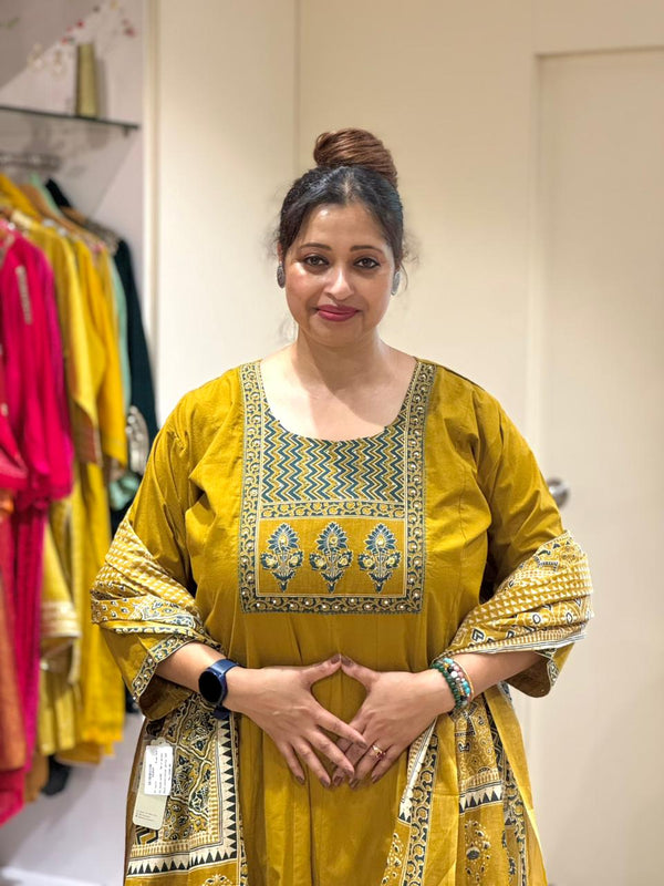 Mustard Suit Set