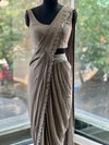 Gray Designer Made Drape