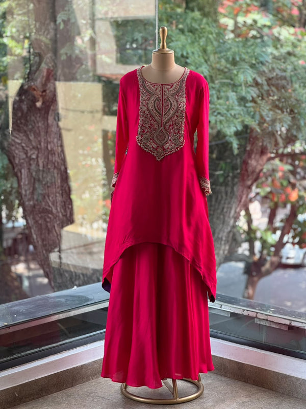 Pink Crush Dupatta Set