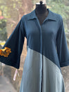 Blue Crushed Tunic