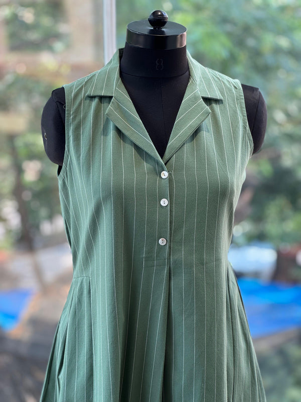 Green Sleeveless Tunic