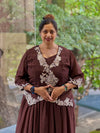 Coffee Brown Gown