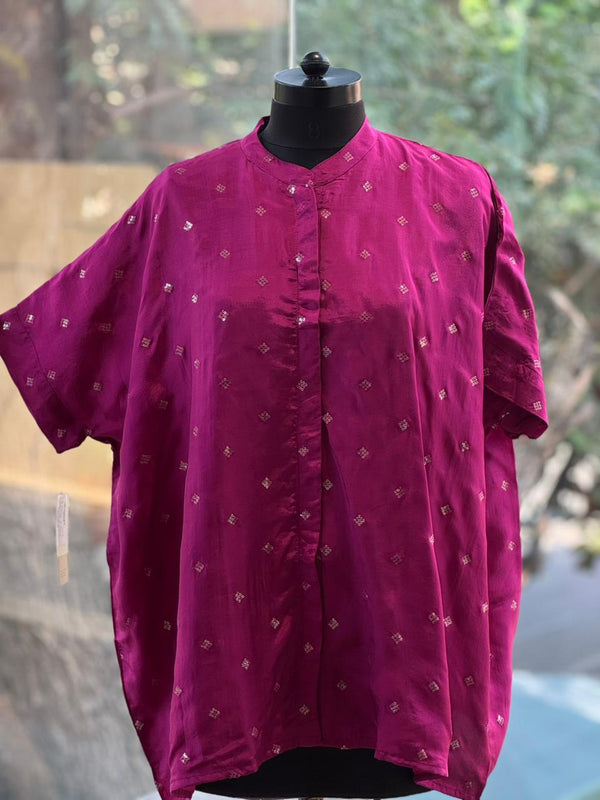 Purple Shirt Style Co Ord