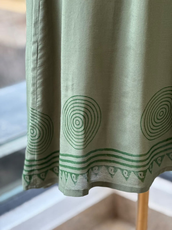 Green Printed Co Ord