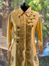 Yellow Collared Neck Tunic