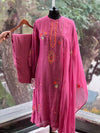 Pink Chanderi Suit