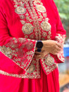 Red Skirt Set