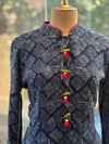Navy Blue Printed Tunic