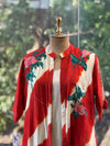 Red Tye Dye Jacket Set