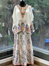 Off White Designer Made Skirt Set