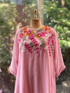 Pink Embroidered Mul Tunic