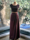 Brown Floral Kaftan Set