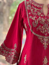 Reddish Maroon Skirt Set