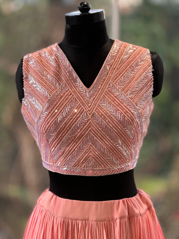 Pink Lehenga Set