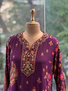 Purple Harem Pants Set