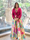 Beige Lehenga Set