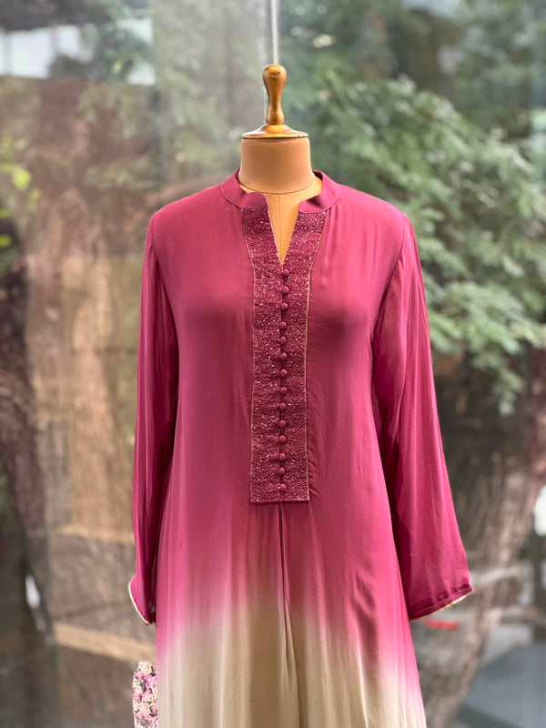 Pink Shaded Co Ord Set