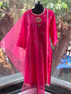 Pink Gota Work Dupatta Set
