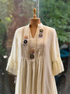Half White Mul Tunic