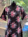 Black Floral Tunic