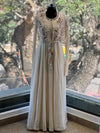 Off White Jacket Style Gown