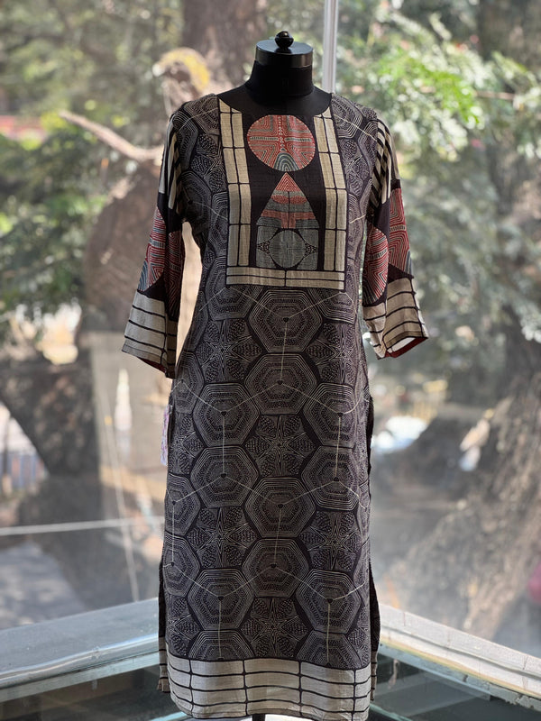 Black Printed Tunic