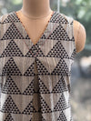 Cream/Black Printed Co Ord