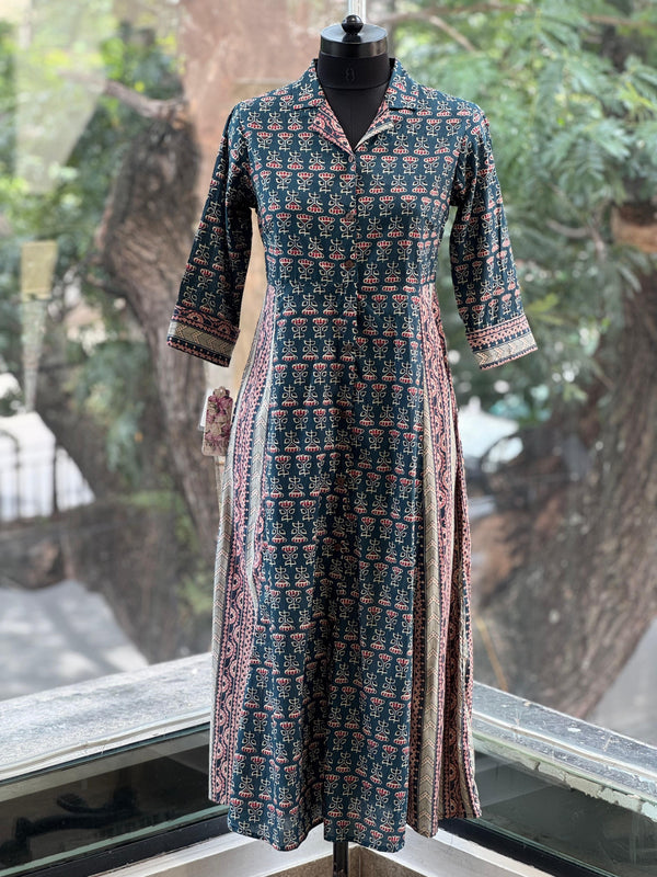 Teal Blue A-line Tunic