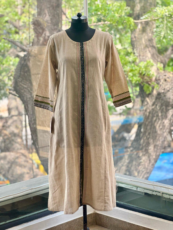 Beige Mangalgiri Tunic