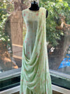 Green Drape Gown