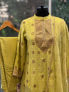 Lime Green Dupatta set