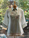 Blue Organza Co Ord