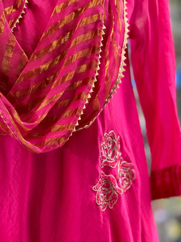 Pink Cowl Neck Co Ord