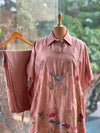 Beige Kaftan Co Ord Set