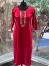 Red Gota Yolk Dupatta Set