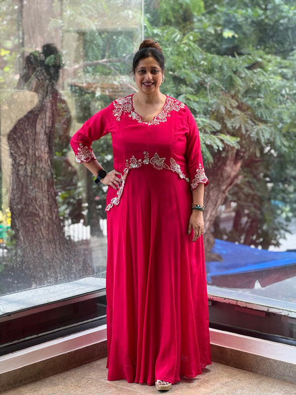 Dark Pink Gown