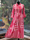 Pink Collared Neck A-Line Tunic