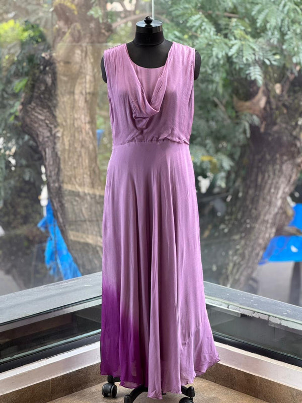 Mauve Tissue Jacket Tunic