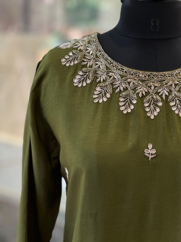 Green Gota Work Suit Set
