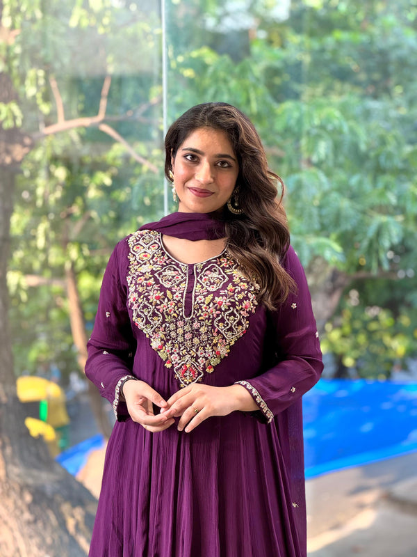 Dark Purple Gown