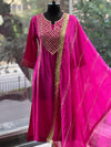 Pink Gota Yolk Suit Set
