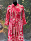 Pink Collared Neck A-Line Tunic