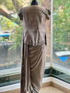 Gray Designer Made Drape