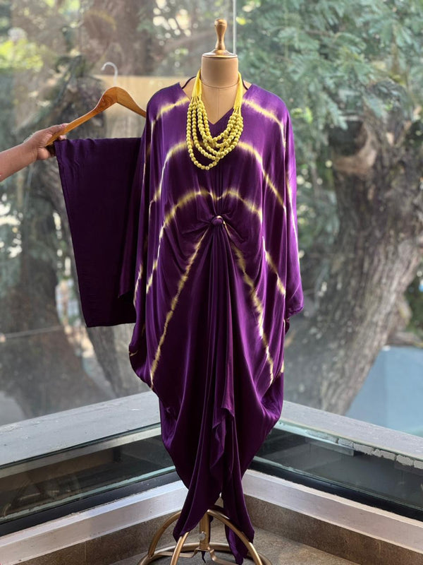 Purple Kaftan Set
