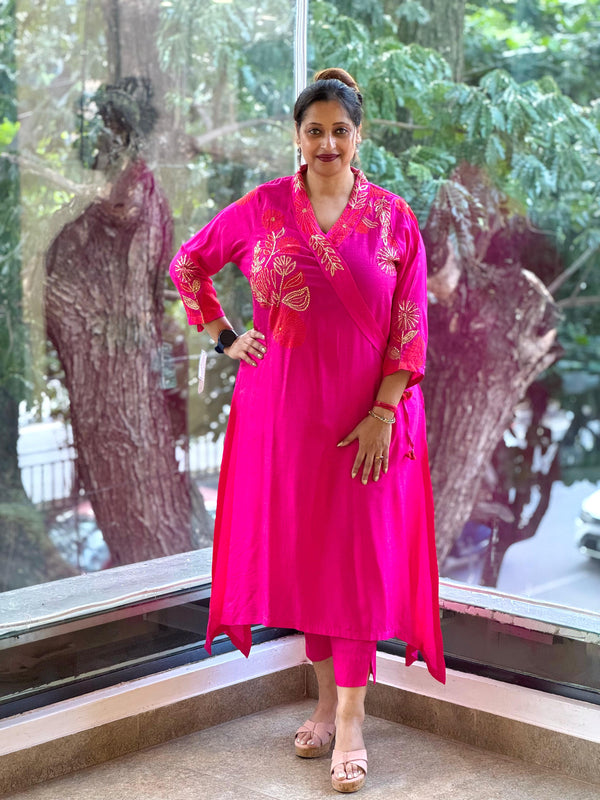 Pink Tari Work Co Ord
