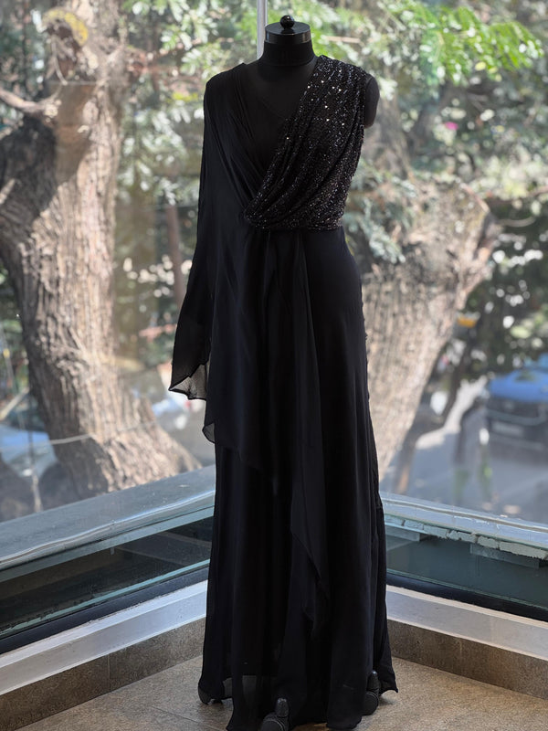 Black Shimmer Gown