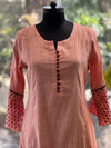 Peach Embroidered Tunic